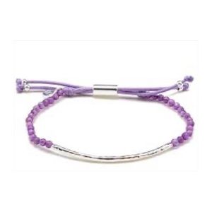 Gorjana NWT Power Gemstone Bracelet - Amethyst & Silver